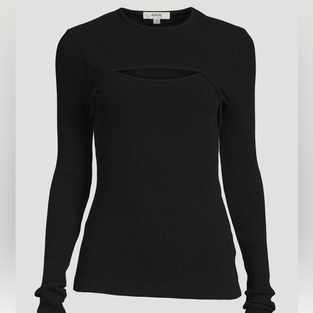 AGOLDE Lyza Cut-Out Top